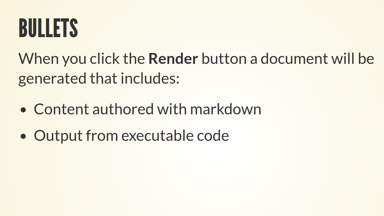 Example text page of Quarto reveal.js theme Default