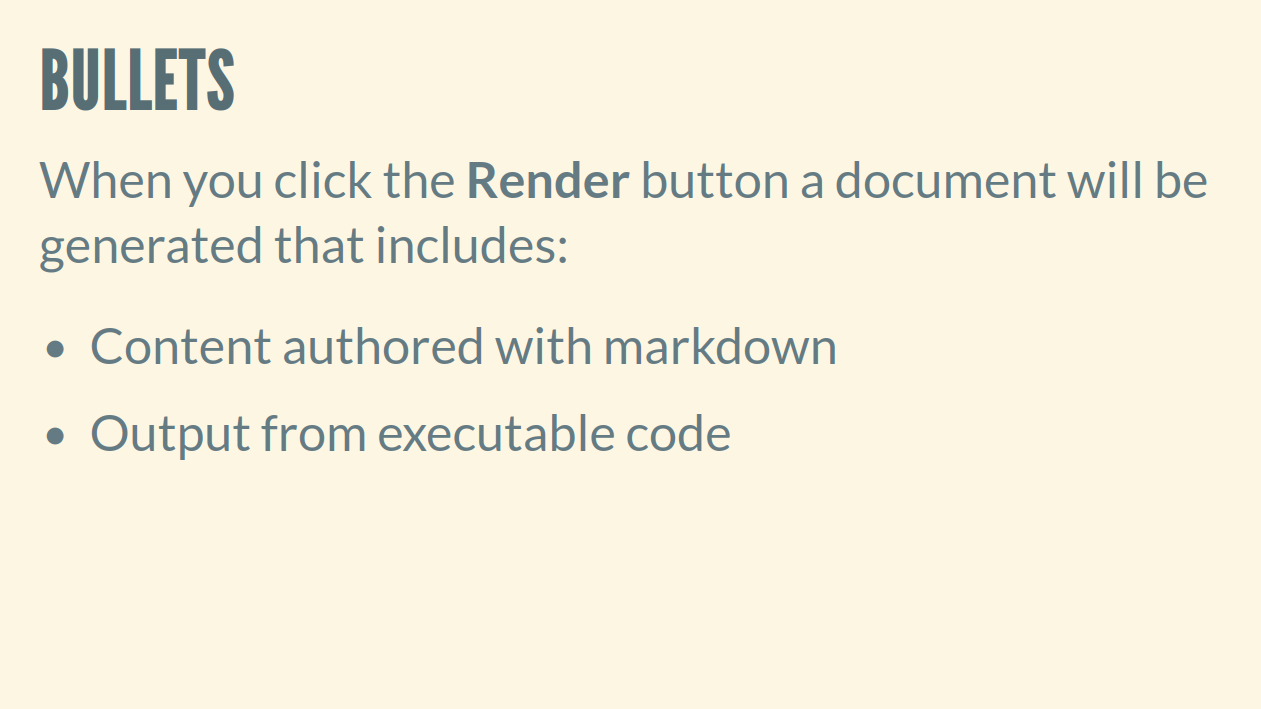 Example text page of Quarto reveal.js theme Default